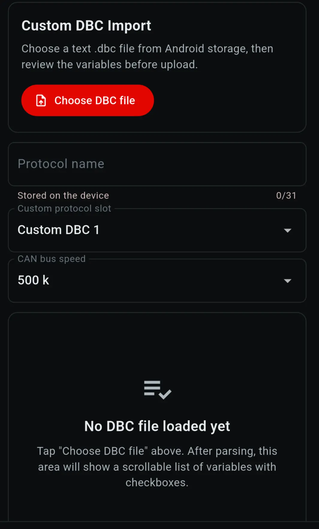 Display Config app